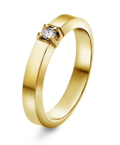 Alliansering i Gult Gull, Sigma, 0,07 ct TWSI