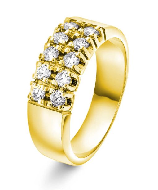Sigma, yellow gold, yellow gold, diamond ring, diamond ring, alliance, double alliance