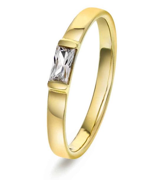 Verona ring i sølv med zirkonia