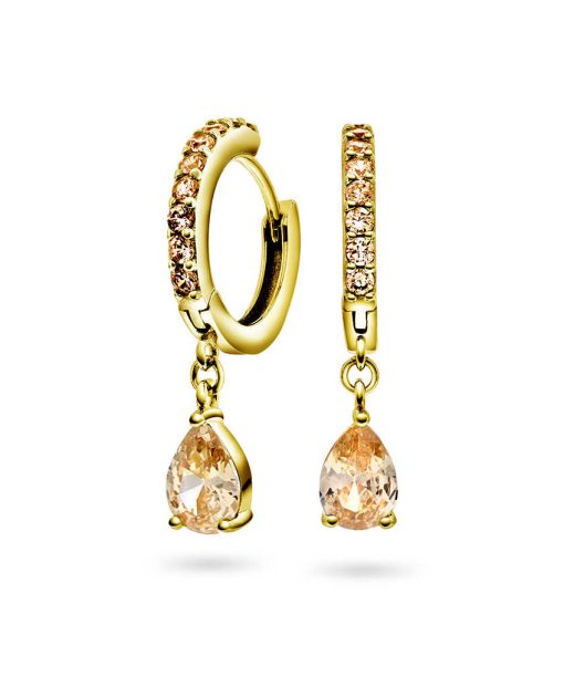 Fiji øredobber i sølv m/zirkonia