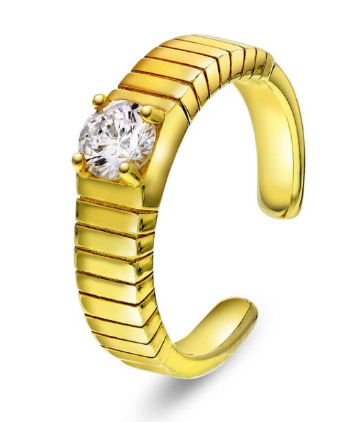 Lima ring i sølv med zirkonia