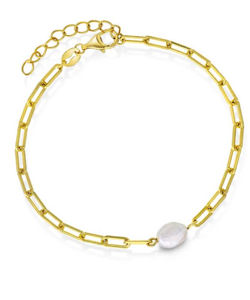 Nadine armbånd i sølv med perle