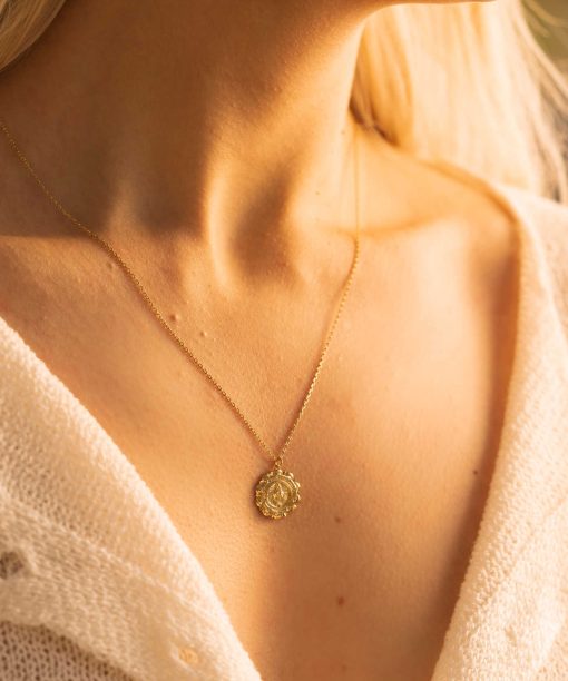 Alternative view of Guardian Angel smykke sølv, rosenkvarts