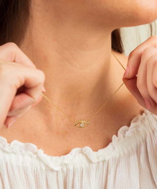 Alternative view of Stargaze smykke i sølv med rosenkvarts