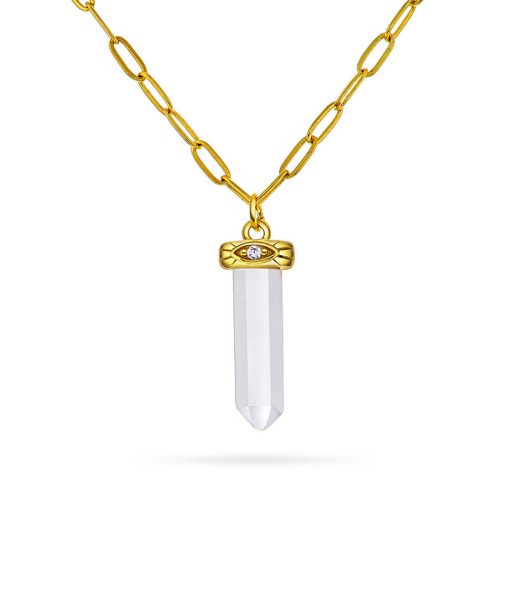 Guidance pendelsmykke sølv, bergkrystall