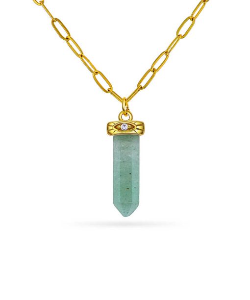 Guidance pendelsmykke i sølv, aventurin