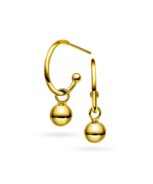 Noir øredobber i sølv med charm