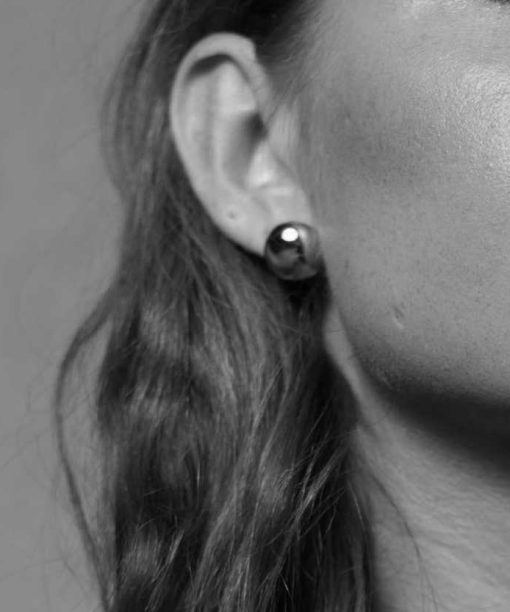 Alternative view of Fusion øredobber i sølv, 15 mm