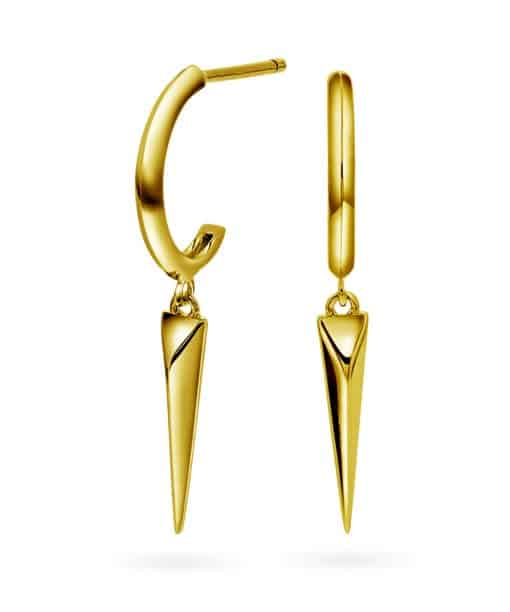 Viper øredobber i sølv