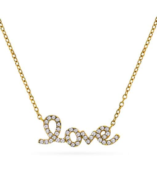 Bright love smykke i sølv med zirkonia