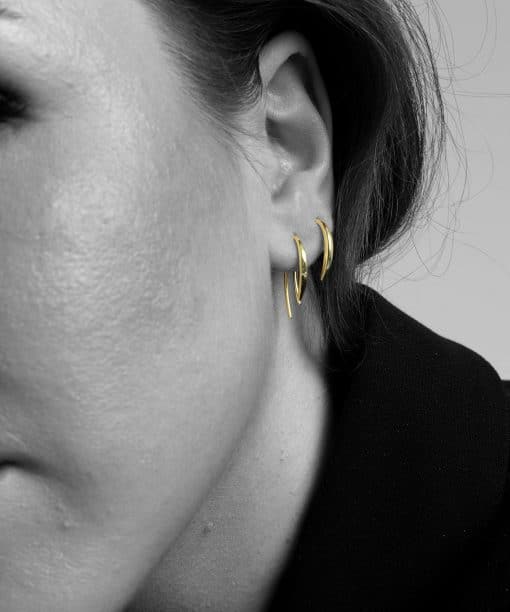 Alternative view of Tintin øredobber i sølv