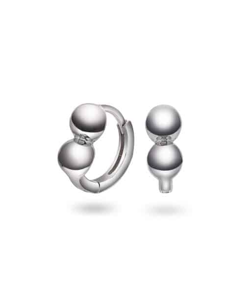 Bela øreringer i sølv