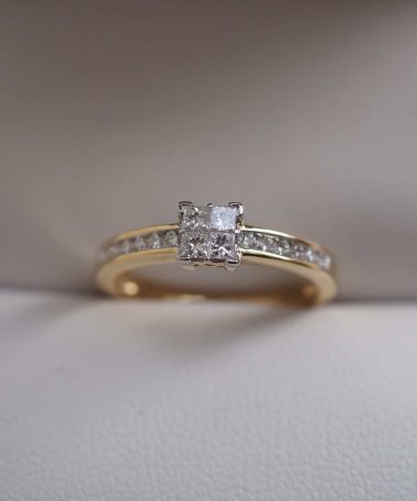 Alternative view of Christophersen Gult Gull Ring 0,33 WSI