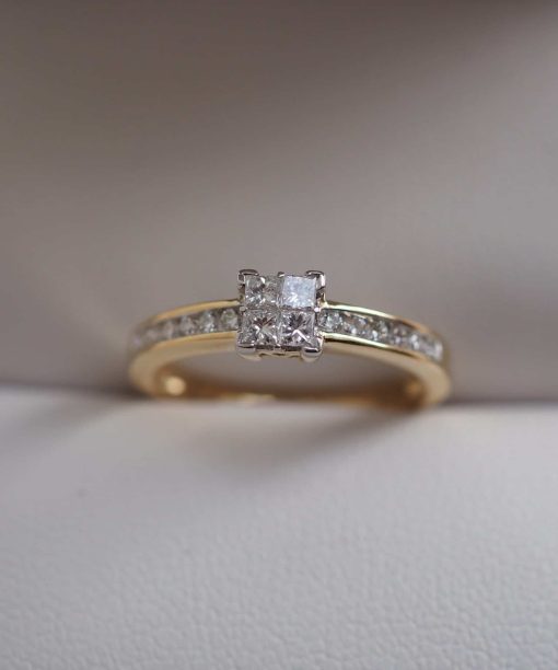 Alternative view of Christophersen Gult Gull Ring 0,33 WSI