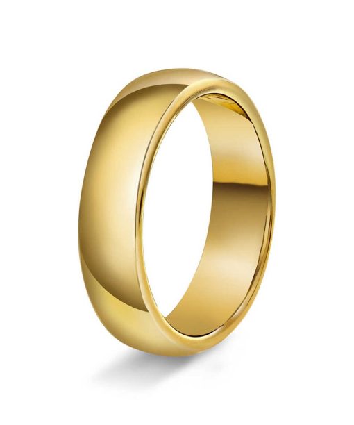 Hvelvet/flat 5mm polert g