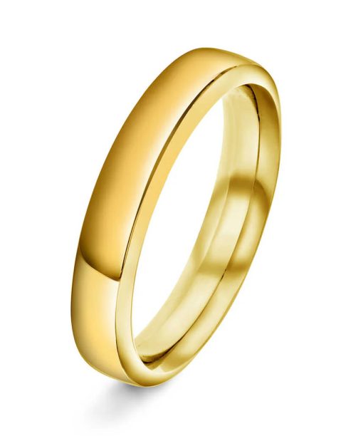 Beta, gult gull, gultgull, allianse uten sten, allianse u sten