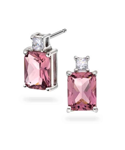 Alexa øredobber i sølv med zirkonia