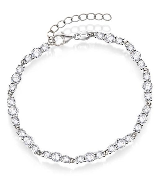 Serena armbånd i sølv med zirkonia