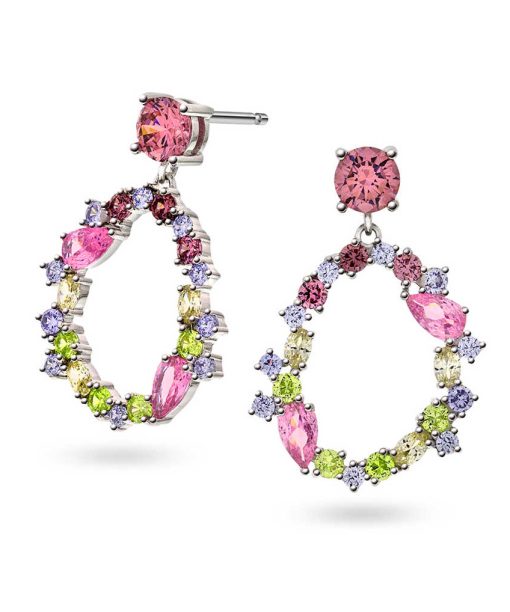 Emmy øredobber i sølv med mix zirkonia