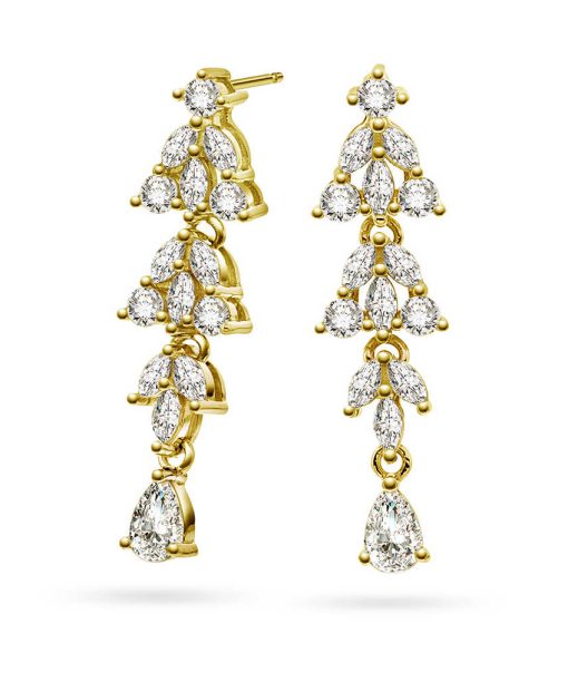 Zoe øredobber i sølv med zirkonia