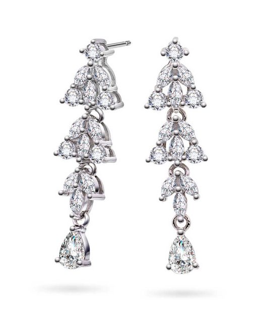 Zoe øredobber i sølv med zirkonia