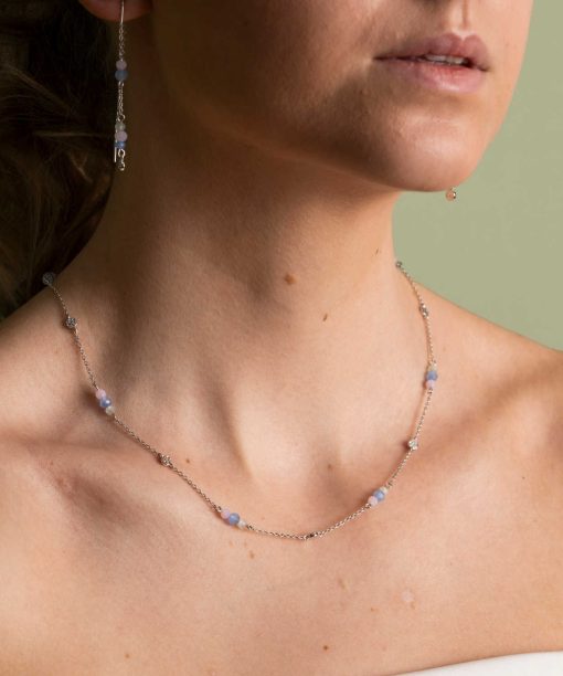 Alternative view of Shapes by Gulldia Fairy smykke i sølv med krystall