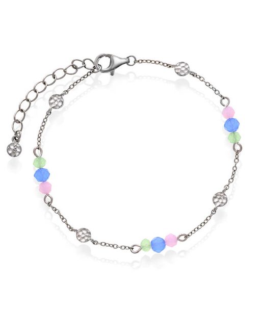 Shapes by Gulldia Fairy armbånd i sølv med krystall