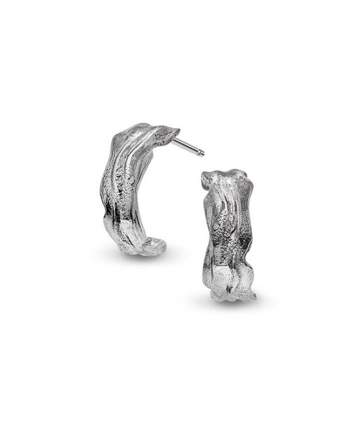 Lava øredobber i sølv