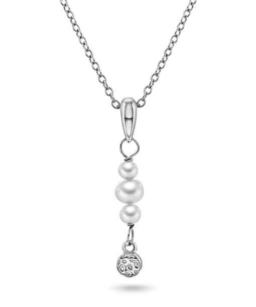 Fairy smykke i sølv med perler