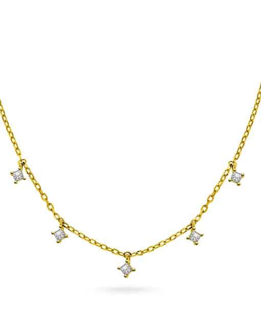 Oasis smykke i sølv med zirkonia