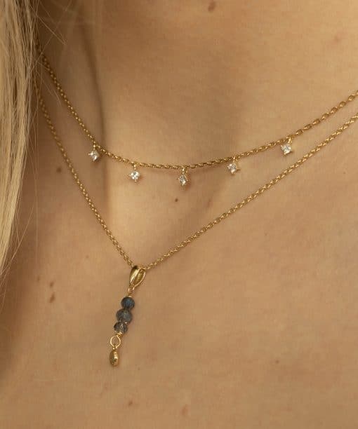 Alternative view of Oasis smykke i sølv med zirkonia