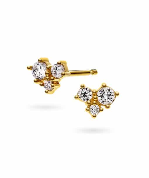 Oasis øredobber i sølv med zirkonia