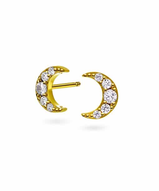 Night øredobber i sølv med zirkonia