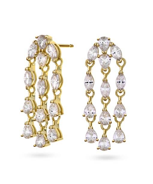 Louisa øredobber i sølv med zirkonia