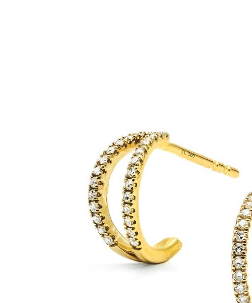 Øredobber med diamanter 0,15 ct