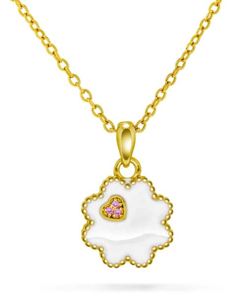 Smykke i sølv med zirkonia