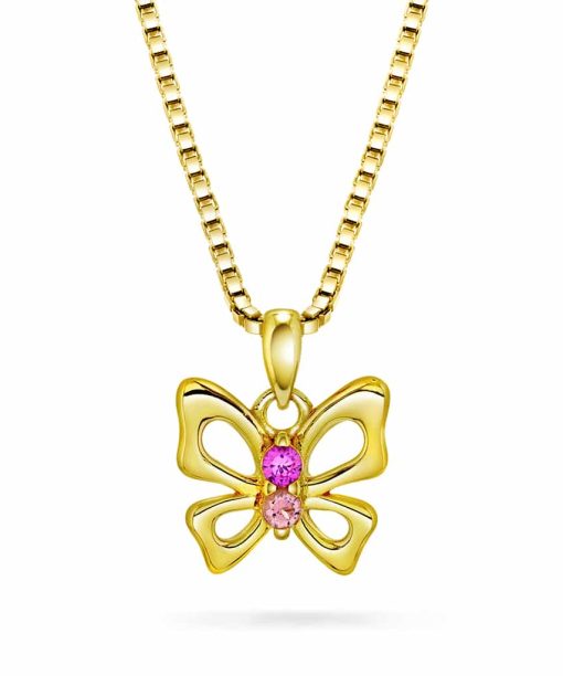 Smykke i sølv med zirkonia, morganitt