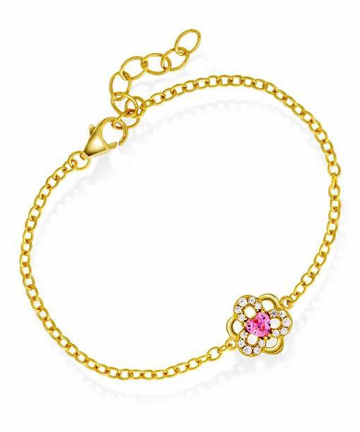 Armbånd i sølv med zirkonia