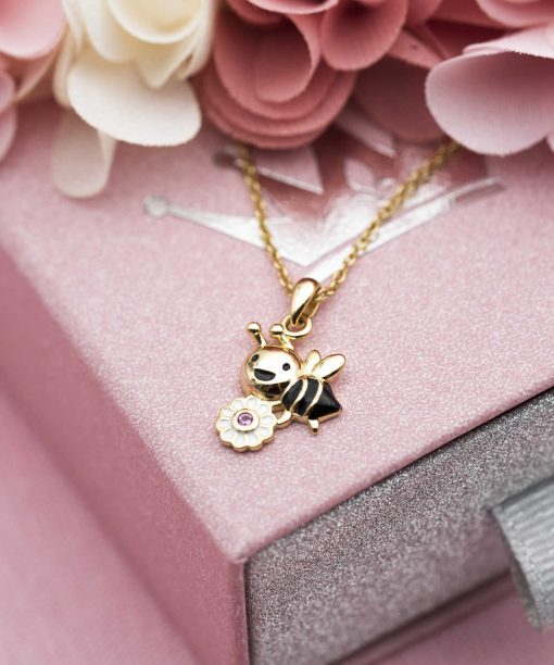 Alternative view of Smykke i sølv med zirkonia bie