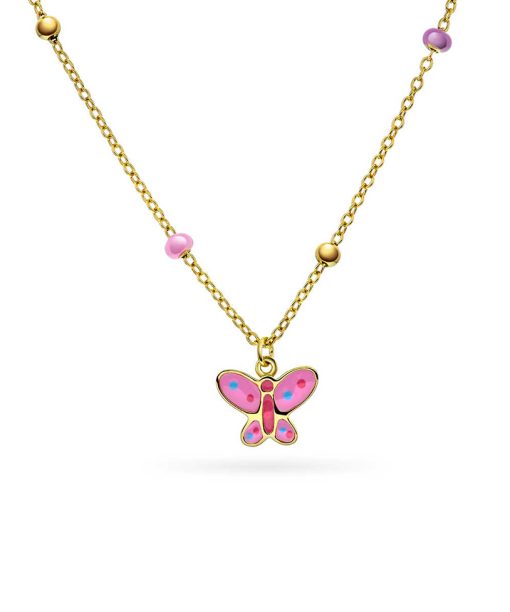 Smykke i sølv sommerfugl