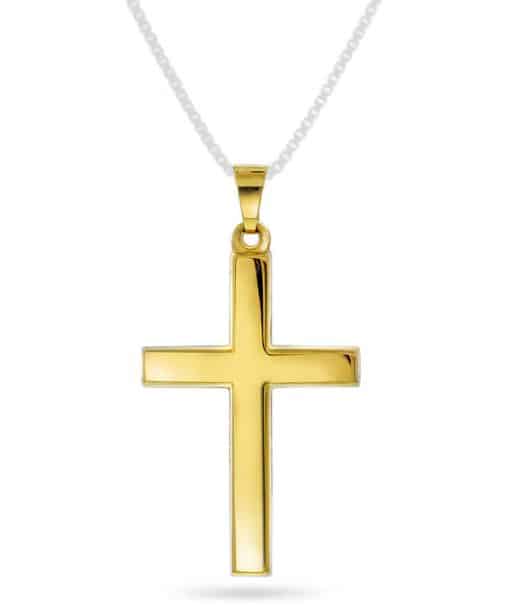 Korssmykke i gult gull 35,5mm