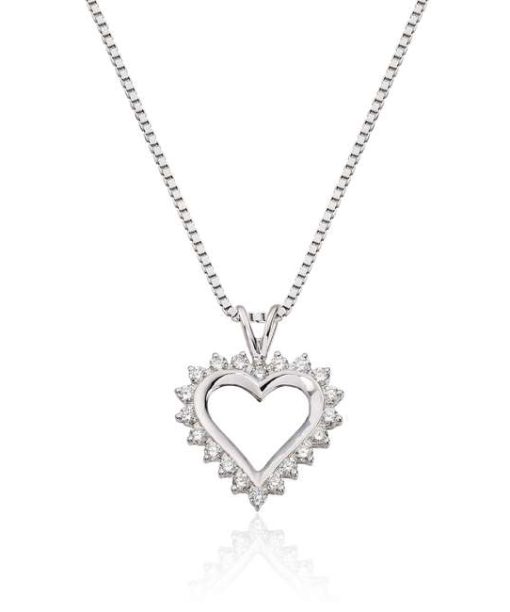 Anheng hjerte 0.26ct Wsi 585