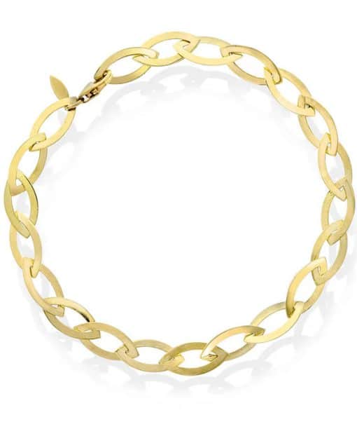 Armbånd i gult gull