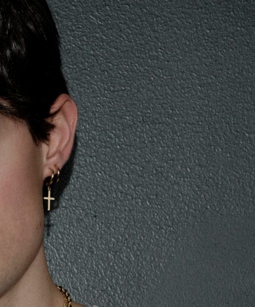 Alternative view of Arock Cross Øredobber med Kors