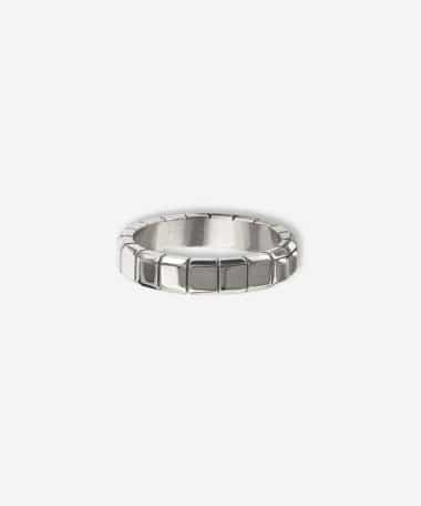 Alternative view of Arock Cube Ring i Stål XS-L