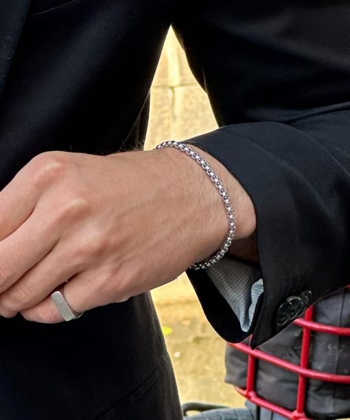 Alternative view of Arock Will Armbånd i Stål - Gullforgylt,14K