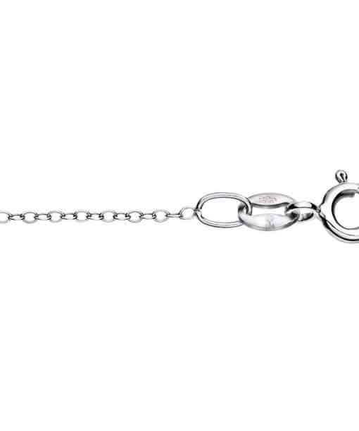 Anker kjede i sølv, 38 cm