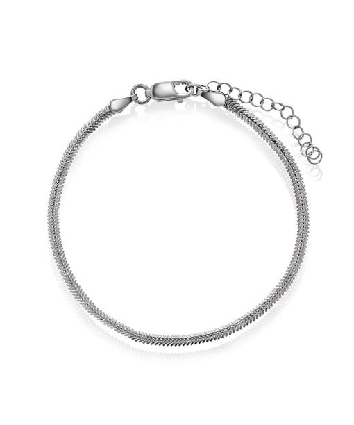 Oval slange armbånd
