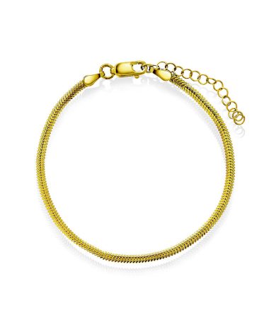 Oval slange armbånd