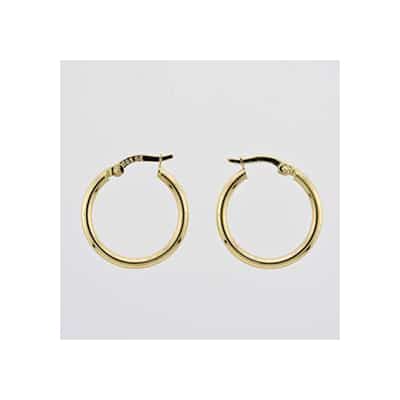 Klassiske Øreringer i Gull S